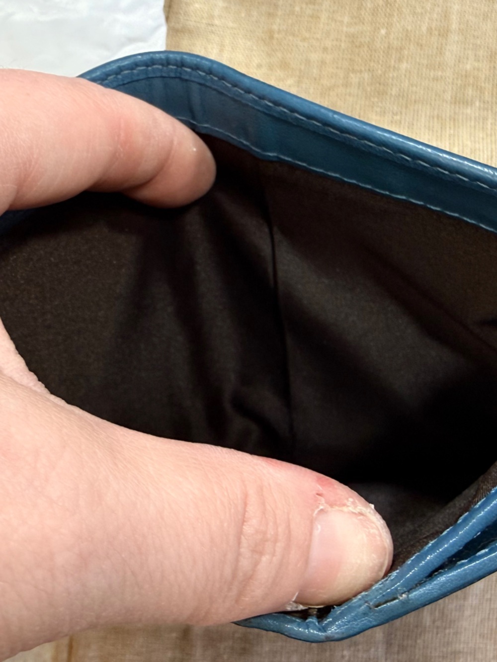 Coach Signature Jacquard Trifold Wallet - Picture 9 of 10